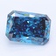 2.86 Ct. Fancy Vivid Blue Radiant Lab Grown Diamond