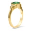 The Exie Ring, smalltop view on a hand