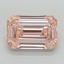 10.04 Ct. Fancy Intense  Pink Emerald Lab Grown Diamond