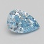 2.09 Ct. Fancy Vivid Blue Pear Lab Grown Diamond