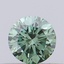 0.31 Ct. Fancy Vivid Green Round Lab Grown Diamond