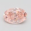 1.84 Ct. Fancy Intense Pink Oval Lab Grown Diamond