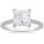 18K White Gold Sonora Diamond Ring, smalltop view