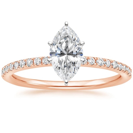 14K Rose Gold Ballad Diamond Bridal Set (1/3 ct. tw.)