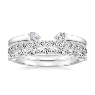 Tres Diamond Ring Stack (3/4 ct. tw.) in Platinum