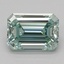 0.53 Ct. Fancy Intense Green Emerald Lab Grown Diamond