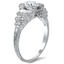 The Deva Ring, smalltop view on a hand