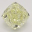 3.01 Ct. Fancy Light Yellow Cushion Diamond