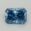 1.97 Ct. Fancy Vivid Blue Radiant Lab Grown Diamond