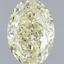 1.54 Ct. Fancy Light Yellow Oval Lab Grown Diamond
