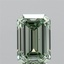 1.06 Ct. Fancy Vivid Green Emerald Lab Grown Diamond