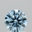 1.08 Ct. Fancy Vivid Blue Round Lab Grown Diamond