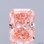 2.03 Ct. Fancy Vivid Pink Radiant Lab Grown Diamond