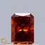 0.33 Ct. Fancy Deep Orange Radiant Lab Grown Diamond