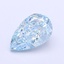 1.66 Ct. Fancy Intense  Green Pear Lab Grown Diamond