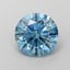 1.08 Ct. Fancy Vivid  Blue Round Lab Grown Diamond
