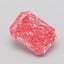 0.63 Ct. Fancy Vivid  Pink Radiant Lab Grown Diamond