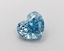 2.13 Ct. Fancy Vivid  Blue Heart Lab Grown Diamond