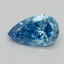 1.07 Ct. Fancy Vivid Blue Pear Lab Grown Diamond