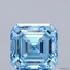 2.11 Ct. Fancy Vivid Blue Asscher Lab Grown Diamond