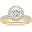 18KY Moissanite Waverly Diamond Bridal Set (2/3 ct. tw.), smalltop view