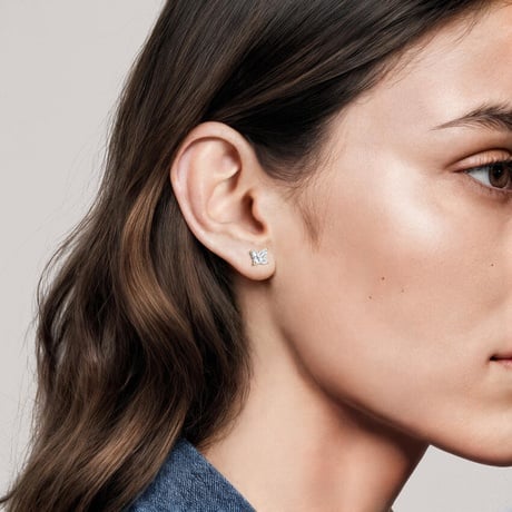 Butterfly Custom-Cut Lab Diamond Stud Earrings