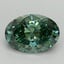 2.14 Ct. Fancy Vivid Pacific Green Oval Lab Grown Diamond