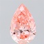 2.01 Ct. Fancy Vivid  Pink Pear Lab Grown Diamond