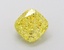 1.36 Ct. Fancy Vivid  Yellow Cushion Lab Grown Diamond