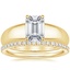 18K Yellow Gold Adrian Ring with Luxe Ballad Diamond Ring (1/4 ct. tw.)