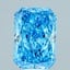 10.02 Ct. Fancy Vivid Blue Radiant Lab Grown Diamond