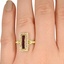 The Morela Ring, smallzoomed in top view on a hand