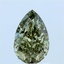 1.12 Ct. Fancy Intense Green Pear Lab Grown Diamond