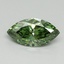 1.61 Ct. Fancy Vivid Pacific Green Marquise Lab Grown Diamond