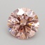 1.70 Ct. Fancy Intense Pink Round Lab Grown Diamond