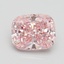 1.62 Ct. Fancy Intense Pink Cushion Lab Grown Diamond