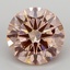 7.91 Ct. Fancy Intense  Pink Round Lab Grown Diamond