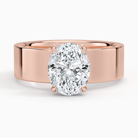14K Rose Gold Peyton 6mm Solitaire Ring