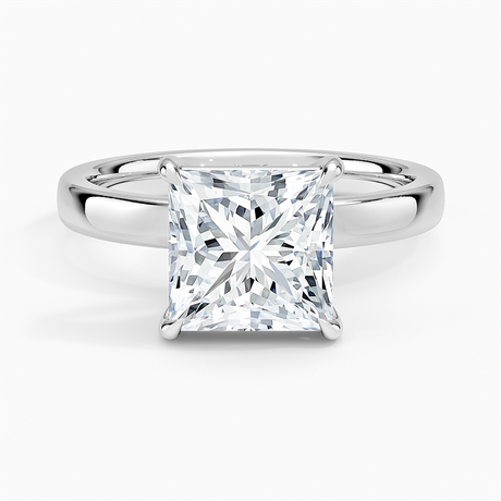 18K White Gold Fairmined Perfect Fit Solitaire 2.5mm Ring