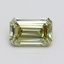0.77 Ct. Fancy Green Emerald Lab Grown Diamond