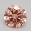 2.10 Ct. Fancy Intense Pink Round Lab Grown Diamond