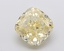3.03 Ct. Fancy Intense Yellow Cushion Lab Grown Diamond