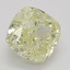 1.60 Ct. Fancy Light Yellow Cushion Diamond