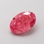 1.03 Ct. Fancy Vivid Pink Oval Lab Grown Diamond
