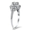 The Tomika Ring, smalltop view on a hand