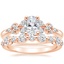 14K Rose Gold Effervescence Diamond Ring with Bordeaux Diamond Ring (1/2 ct. tw.)