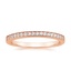 14K Rose Gold Starlight Diamond Ring (1/8 ct. tw.), smalltop view