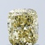 1.06 Ct. Fancy Intense Yellow Cushion Lab Grown Diamond