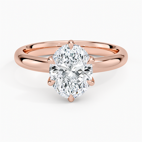 14K Rose Gold Esme 2.5mm Solitaire Ring