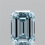 1.56 Ct. Fancy Intense Blue Emerald Lab Grown Diamond